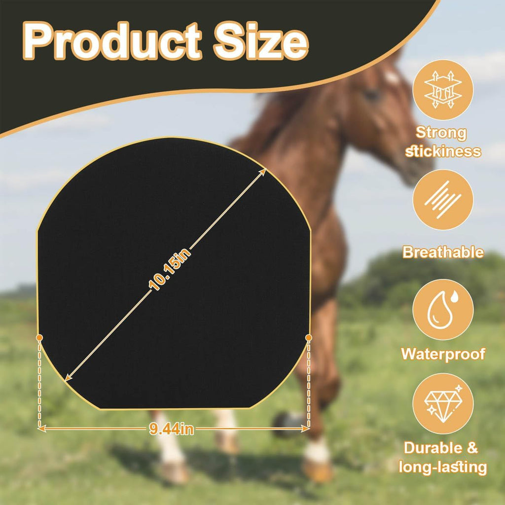 12 Pack Horse Hoof Tape, Hoof Abscess Pads Wrap for Horse, Breathable Hoof Tape Hoof Packing for Hoof Laminitis