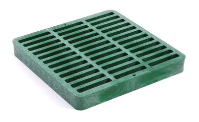 990 Square Catch Basin Drain Grate, Standard Design, Fits 9-Inch Catch Basin Drain, Risers and Low Profile Adapter