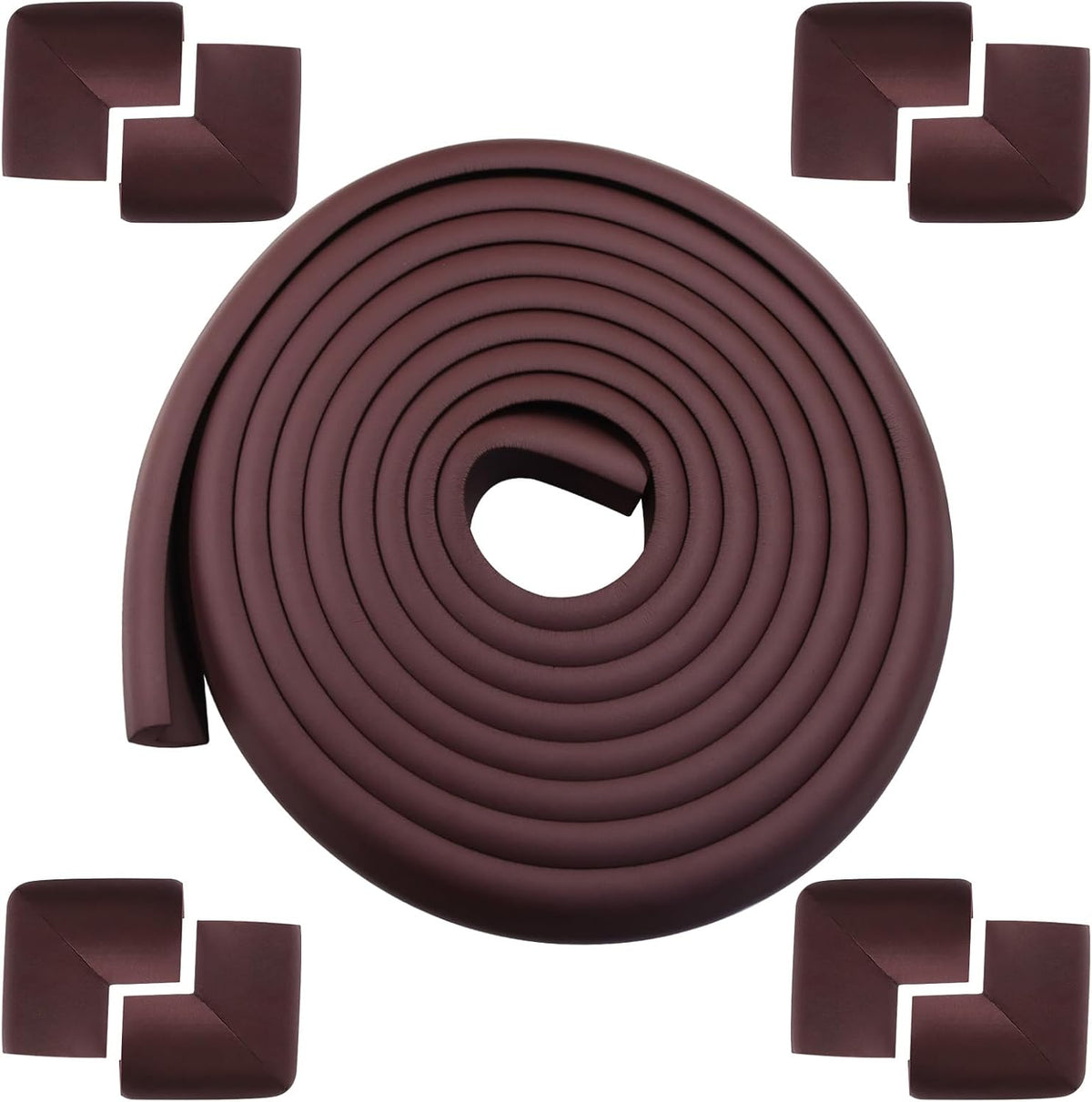 Corner Edge Protector Strip, Brown, 5m / 16Ft Length