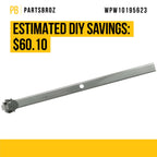 Dishwasher Dishrack Slide Rail Track for KitchenAid KUDS30FXBL3