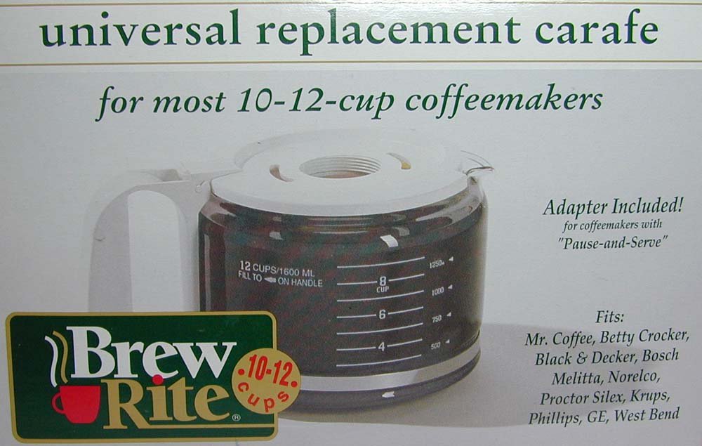 Universal Replacement Carafe - for most 10-12 cup coffeemakers
