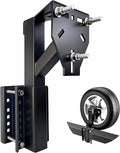 Rv Spare Tire Carrier, High Ground Clearance Heavy Duty Spare Tire Mount with 3-Nut Design, 300lb Capacity, (Fits