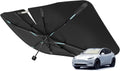 [Upgraded] Nmoiss Windshield Sun Shade Umbrella - [Vinyl Coating Heat Shield] Protect Car from Sun Rays & Heat Damage