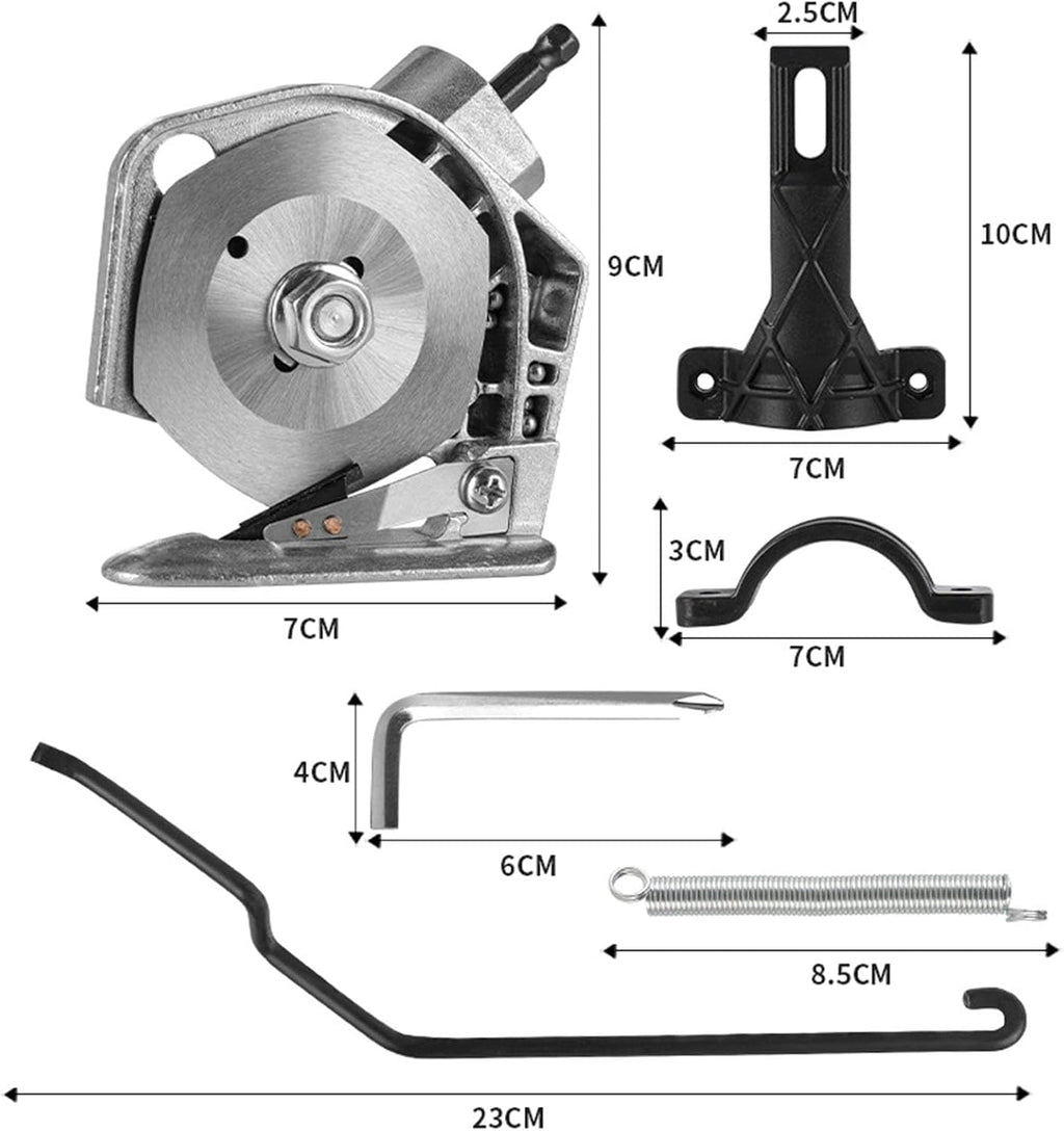 Electric Drill Shears Attachment, Stainless Steel Sheet Metal Cutter Drill Attachment, High-Speed DIY Metal Nibbler