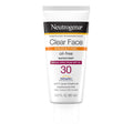 Neutrogena Clear Face Sunscreen for Acne-Prone Skin SPF 30, Broad Spectrum Facial Sunscreen Lotion, Lightweight, Non