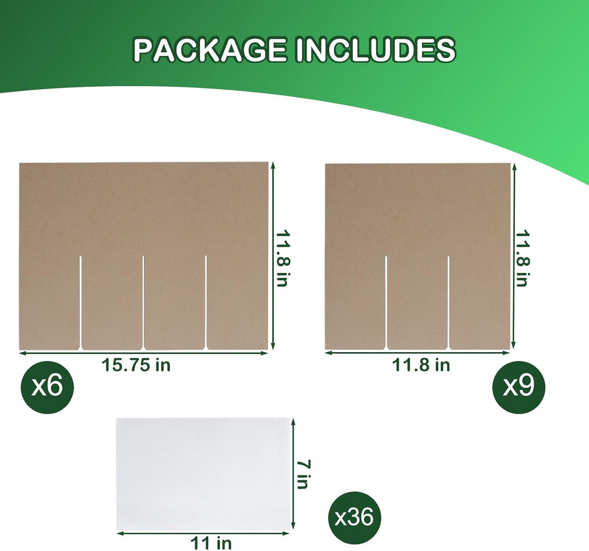 3 Set Glass Divider Kits for Moving Boxes, Kitchen Dish Packing Kit with 36 pcs Foam Pouches Fits in 16 x 12 x 12