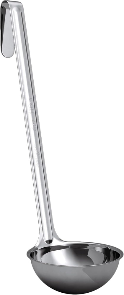 Super Sturdy, Ergonomic 4 Oz. Soup Ladle 1 Pk. Stainless Steel Ladles with Long Handles. Best Kitchen Accessories for