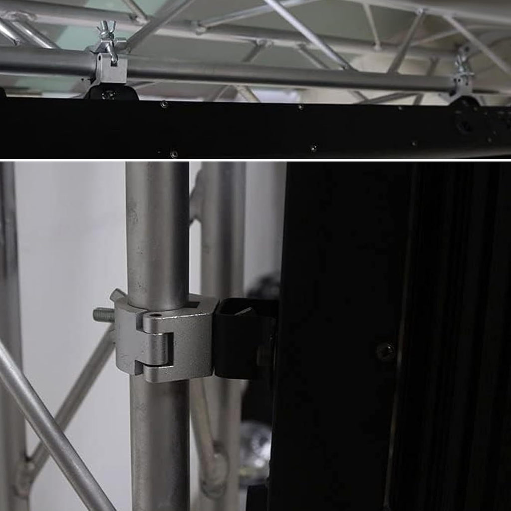 2 Packs of Clamps for Lights Stage Lighting Equipment & Accessories, Lighting O Clamps Dj Light Pole Clamp Quick
