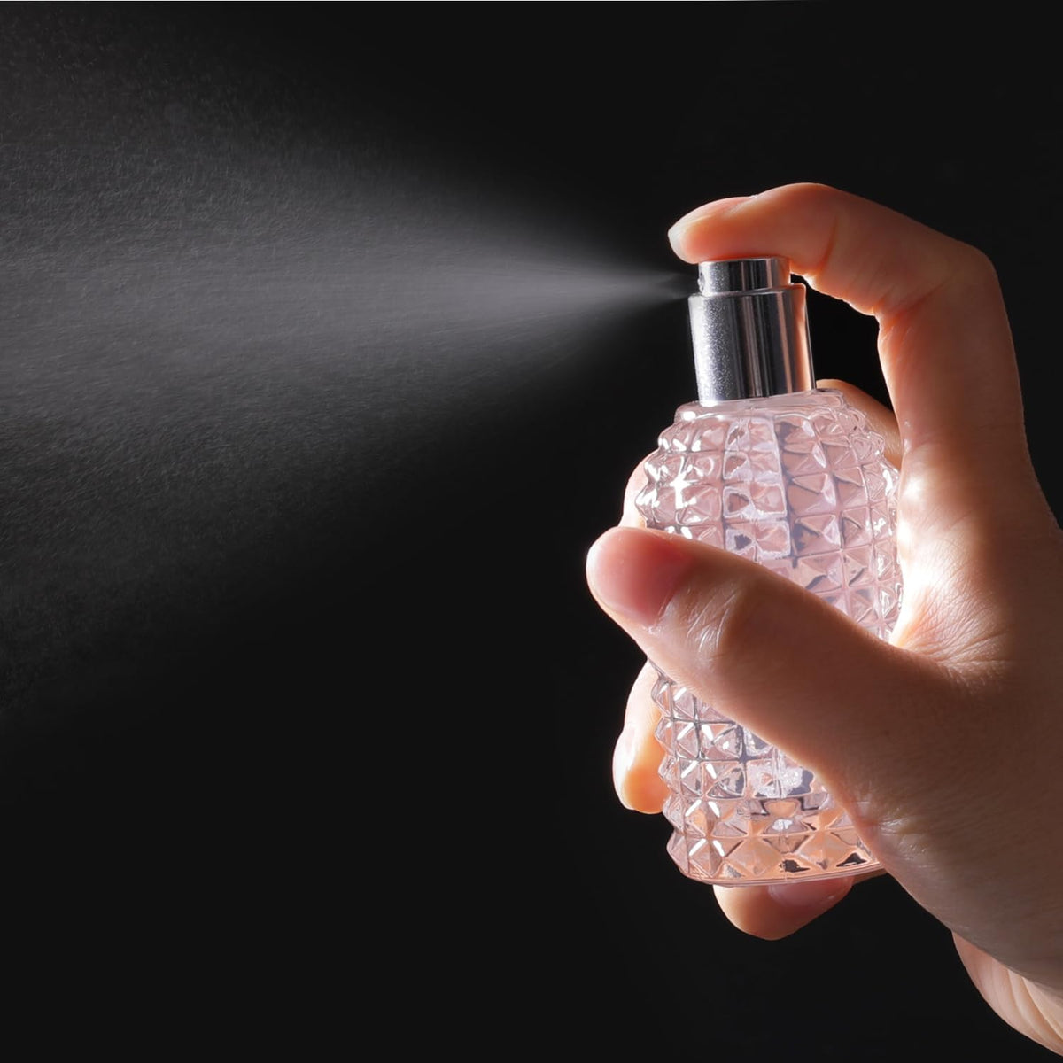 50ml/1.7 Oz Glass Spray Bottle Perfume Atomizer Empty Refillable