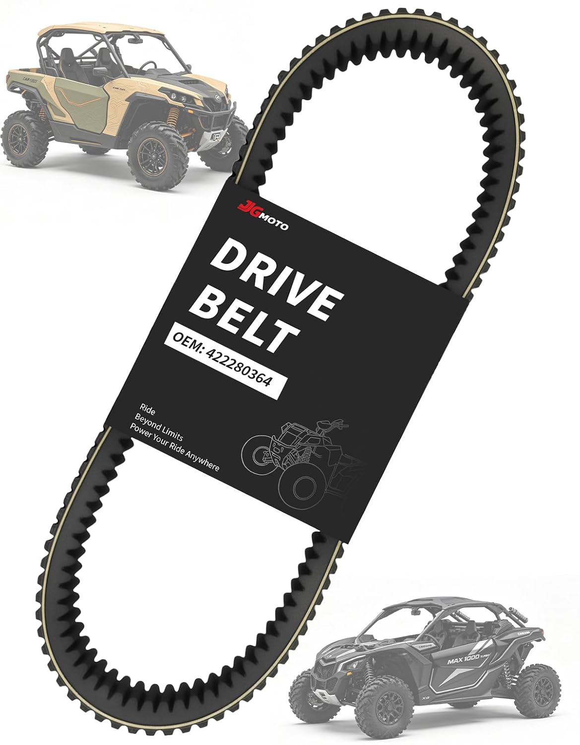 422280364 Drive Belt for Can-Am Commander 800/1000 Maverick 1000