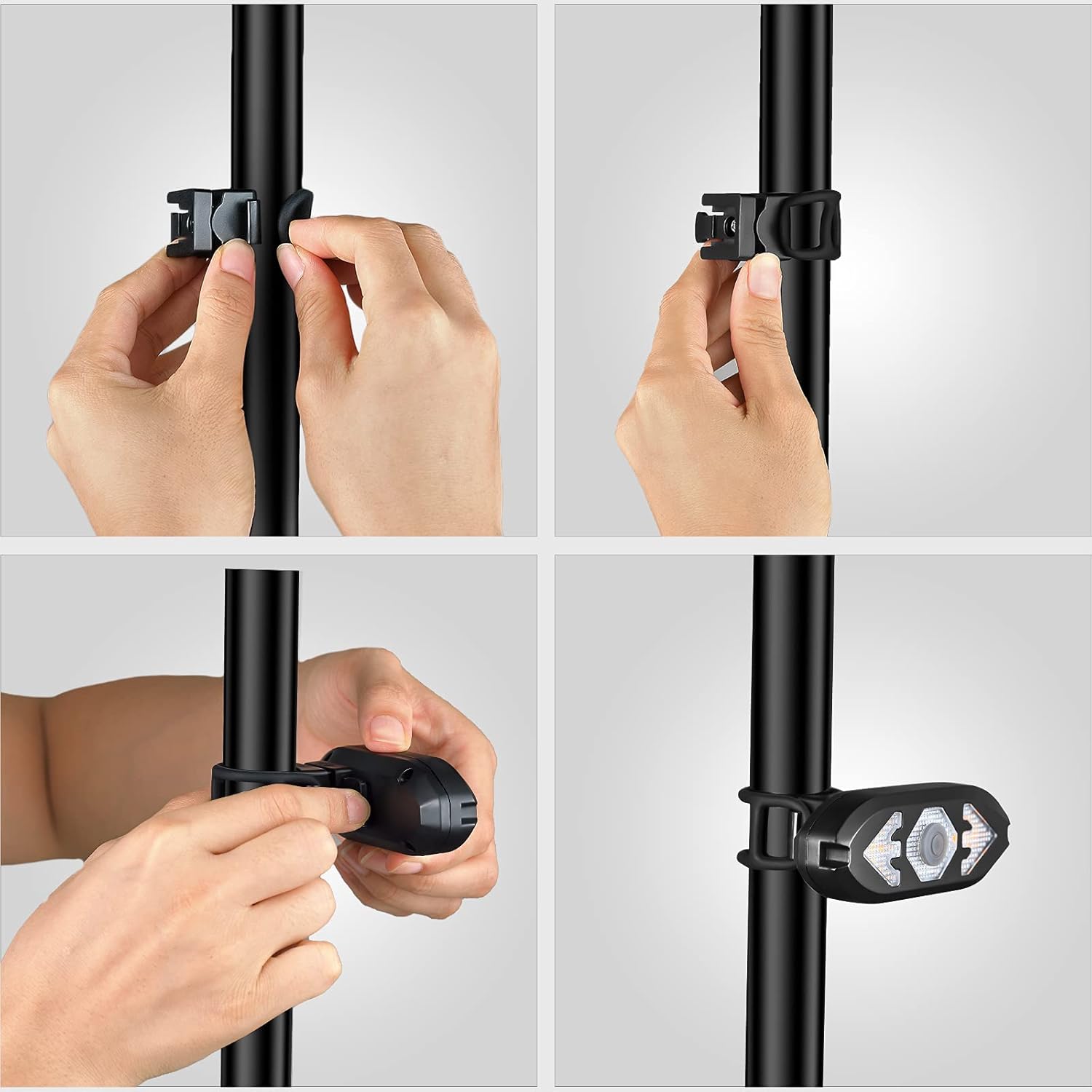 Bike Tail Light with Turn Signals Wireless Remote Control Waterproof Bicycle Rear Light Back USB Rechargeable Ultra