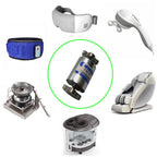 RPTCOTU Brushed Vibration Motor DC 12V-24V 8000RPM