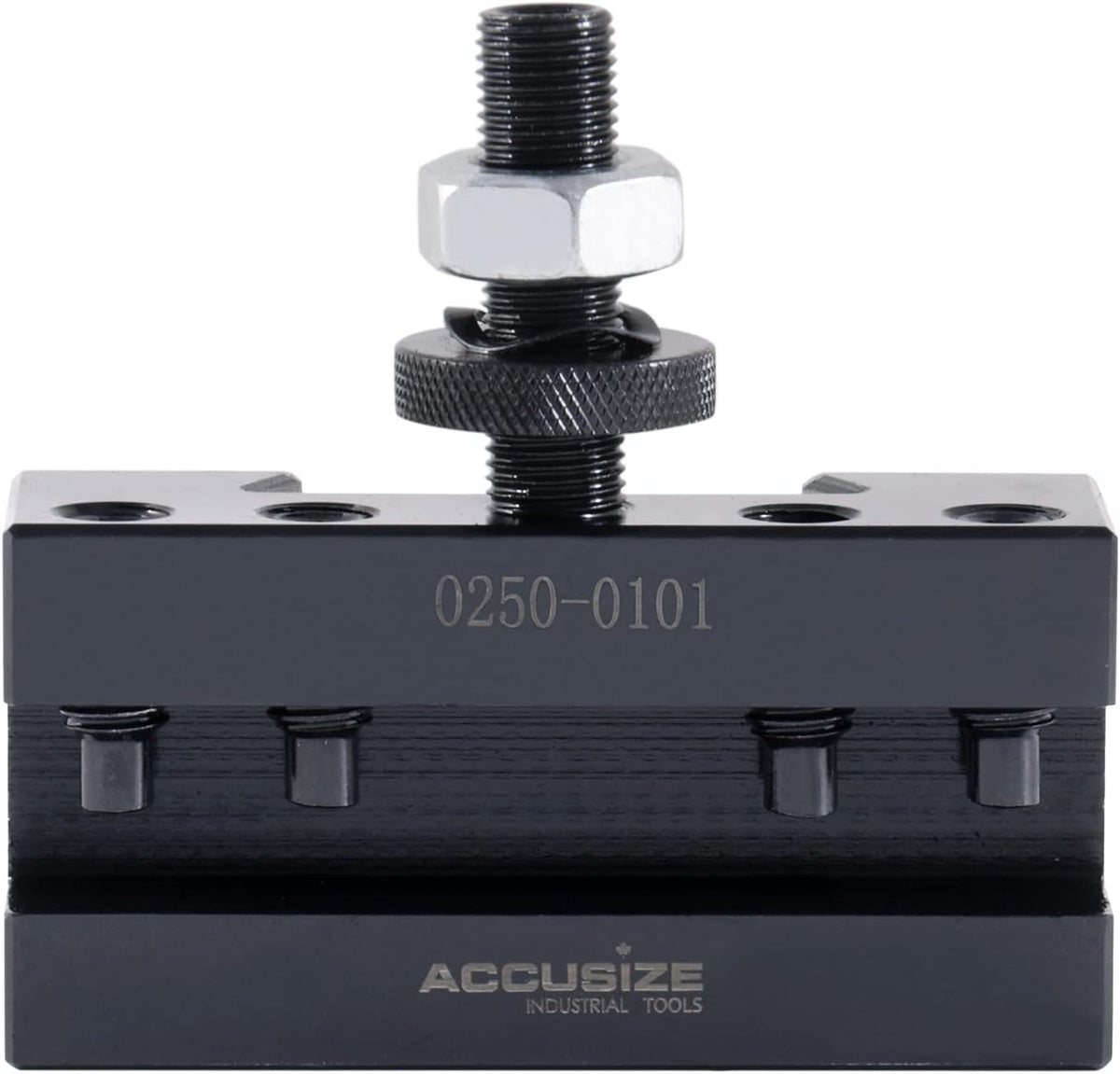 Accusize Industrial Tools AXA Turning and Facing Holder, for 1/2'' Turning Tools, Quick Change Tool Holder, Style 1, 0250-0101