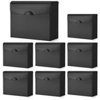 8 Pcs Sanitary Napkin Disposal Receptacle Wall Mount, Black