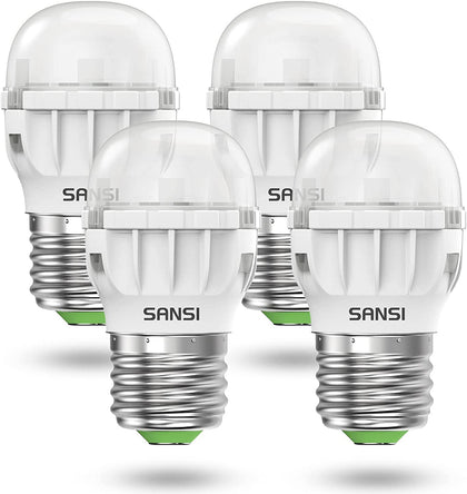 LED Refrigerator Light Bulbs 45W Equivalent 5000K, 4-Pack