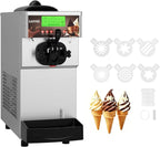 Commercial Soft Serve Ice Cream Machine, 1500W Maker for Party