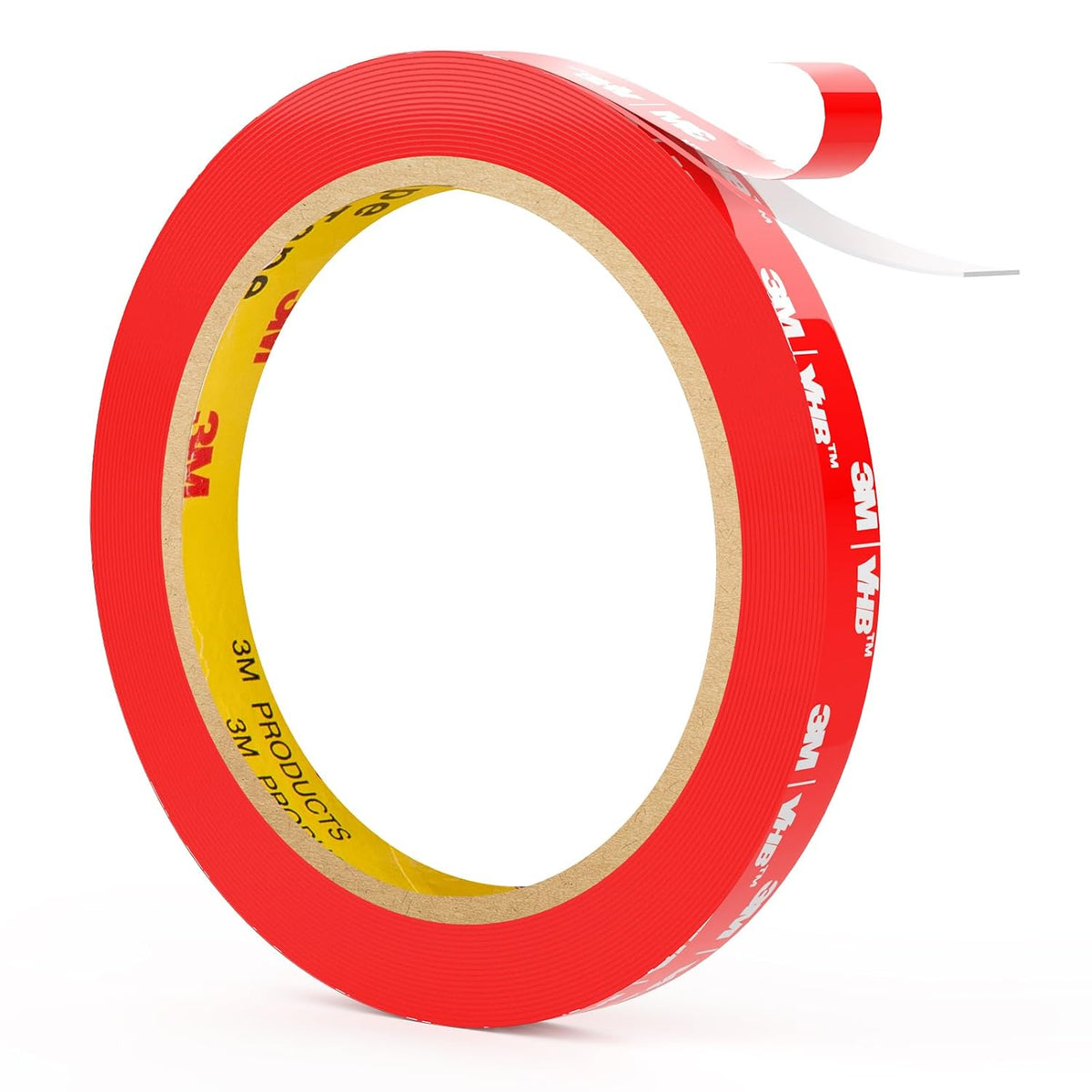 Double Sided Tape Heavy Duty VHB 0.5"×16.5ft Clear