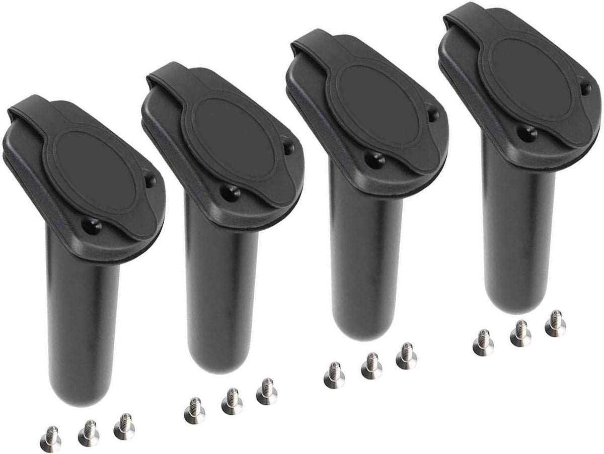 NovelBee 4 Pack Kayak Fishing Rod Holders for Boat,Flush Mount Rod Holders