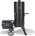 OLP8520VS Outdoor Multi Level Vertical Smoker and Charcoal Grill, 1,650 Square Inch Cooking Surface, Black