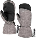 Winter Ski Mittens for Women & Men - Waterproof Insulated Snowboard Gloves - Snowboarding Snow Glove Mitten