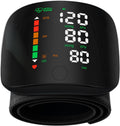 Wrist Blood Pressure Monitor Led Display Black
