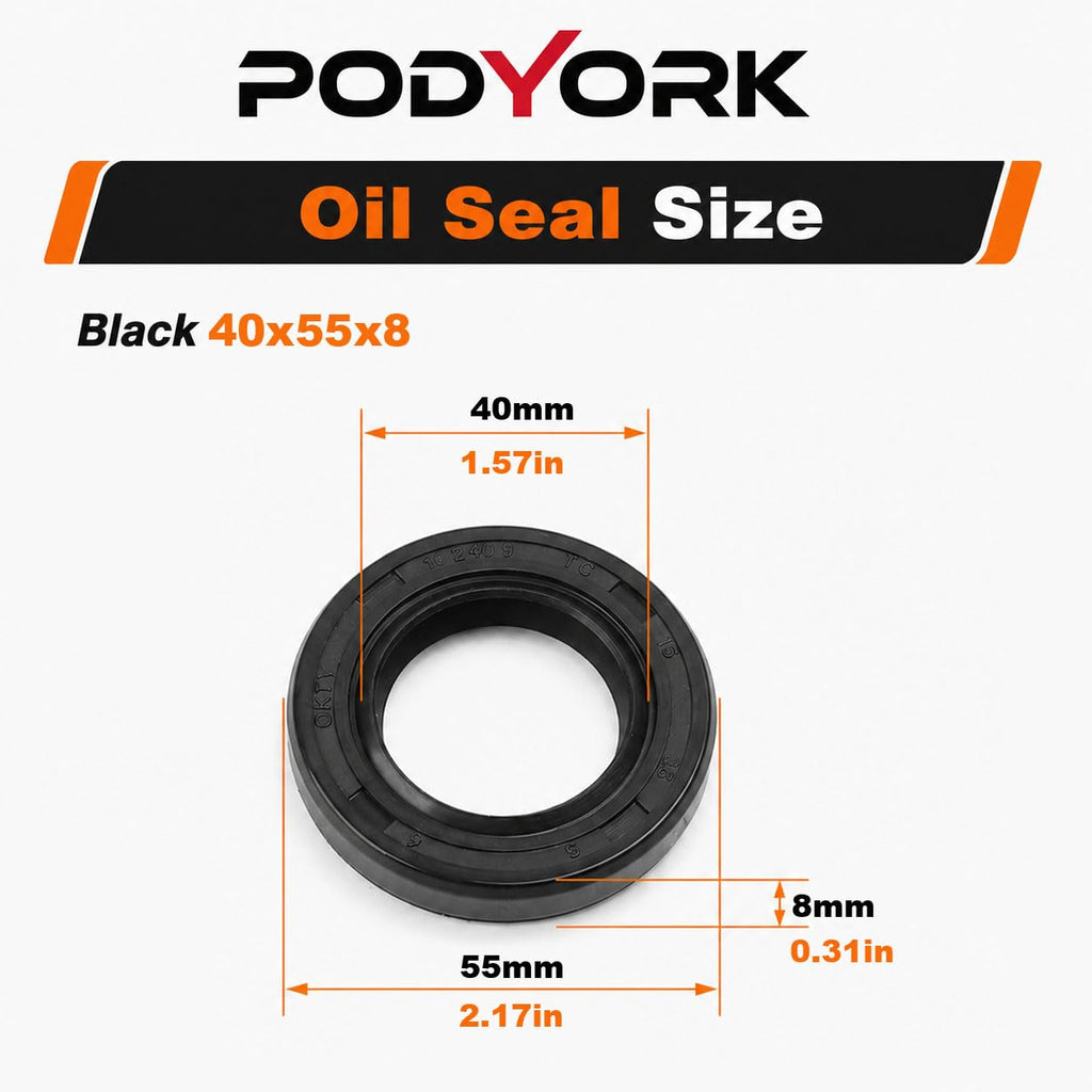 TC Oil Seal, 40x55x8mm, 5 Pcs