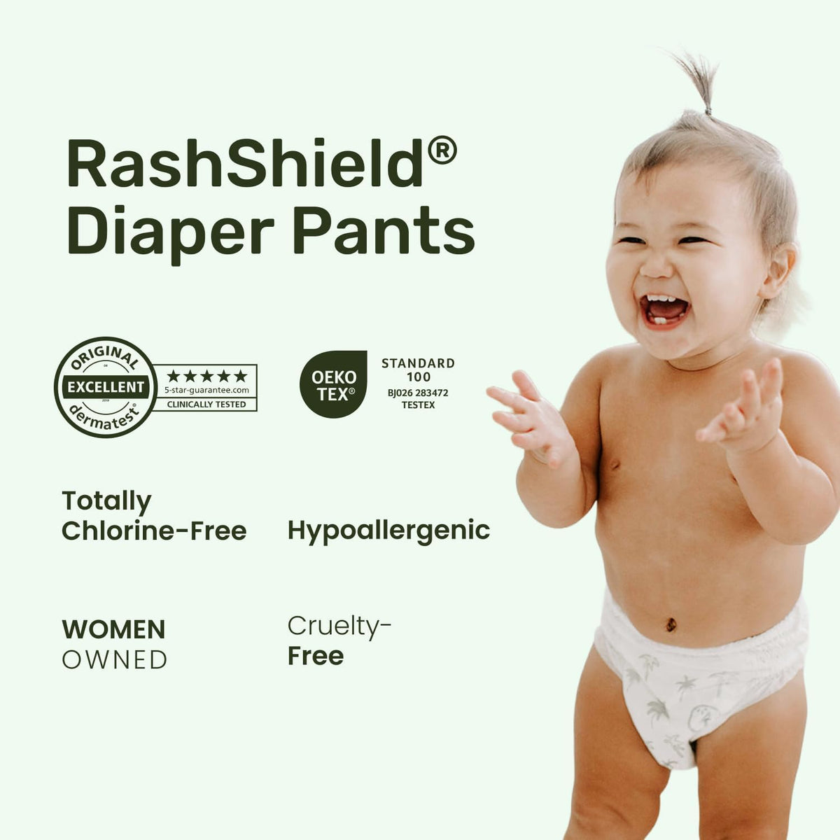 Size 6 (4T-5T) Chlorine-Free Pull-On Diaper Pants, 36 Count
