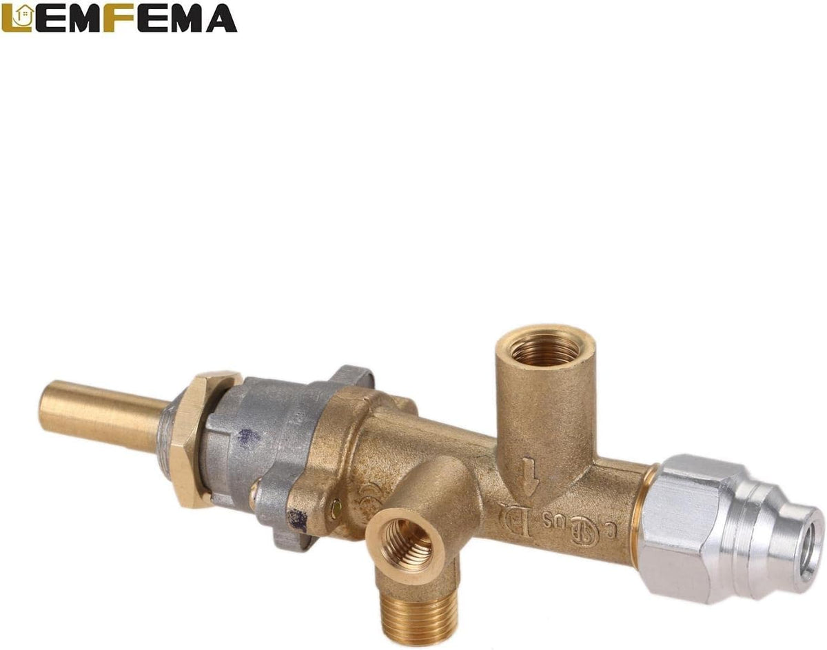 Replacement for Propane Patio Heater Brass Safety Control Valve with Pilot