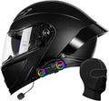 Modular Bluetooth Motorcycle Helmet, DOT Approved | Flip Up Full Face Helmets with Dual Visor