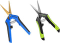 Curved Gardening Scissors 6.5 Inch Hand Pruner Shear and Gardening Scissors 6.5 Inch Hand Pruner Pruning Shear with