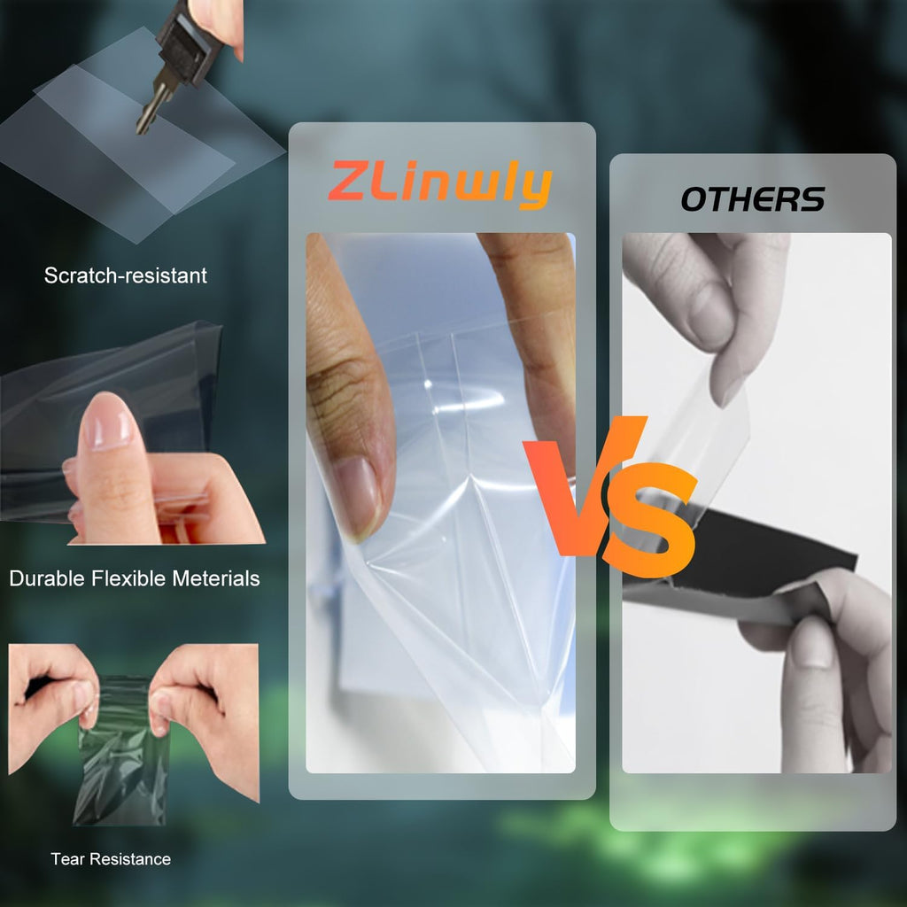12000 Counts Card Sleeves for Trading Cards,Soft Penny Card Sleeves,Clear Plastic Standard Size Card Protectors for