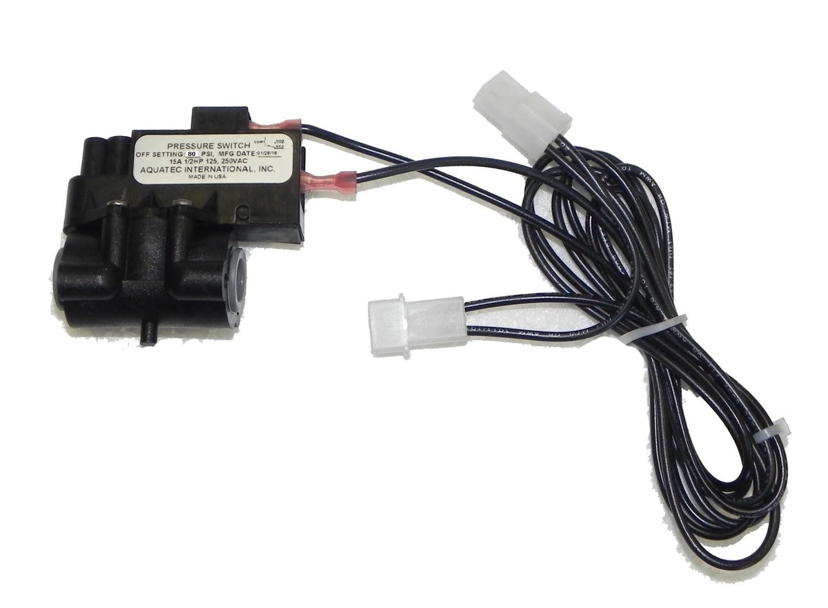 AquaTec RO Reverse Osmosis Water Pump Pressure Switch 80 psi, 1/4 in