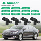 4PCS Camshaft Position Sensor Compatible with GMC Acadia 2010-2016