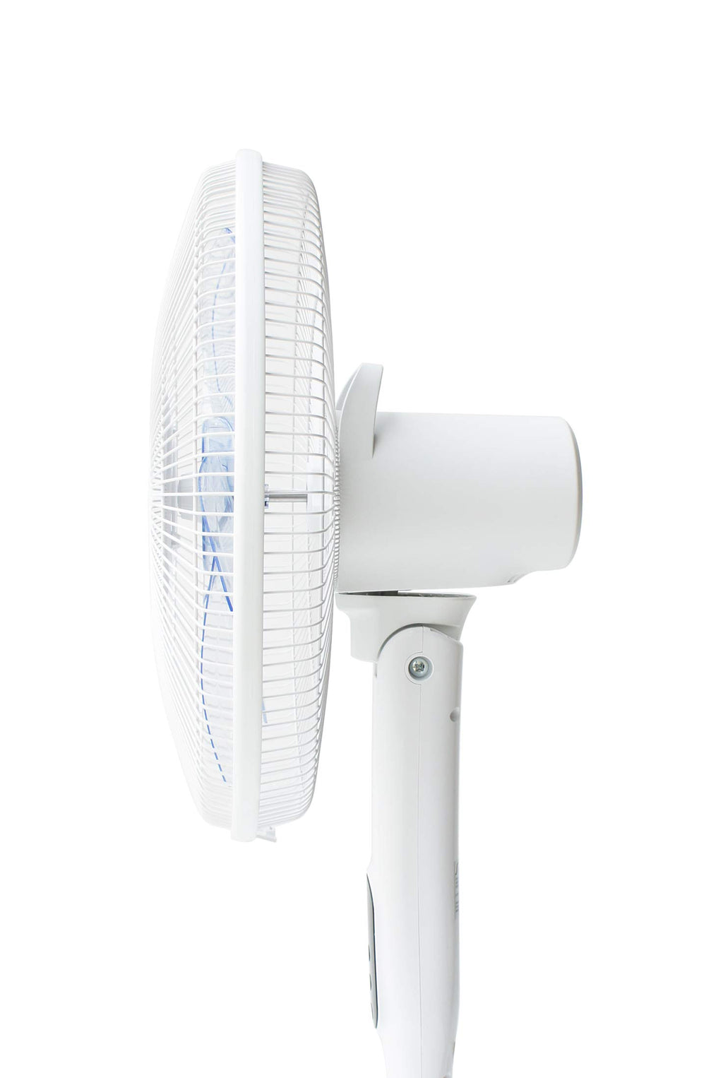 16″ DC-Motor Energy Saving Stand Fan with Remote and Timer – Piano White