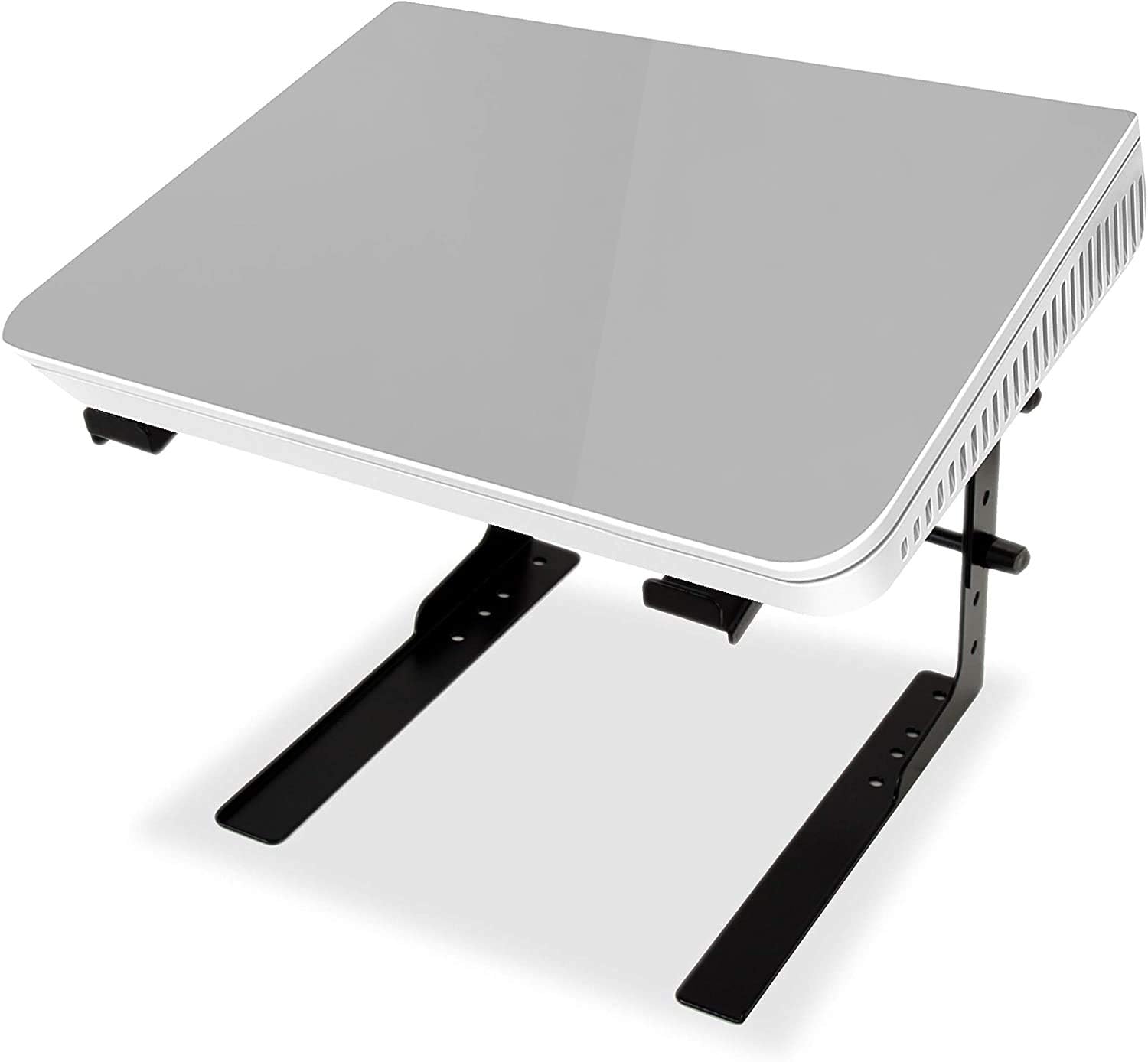 DDJ-FLX4 2-deck Rekordbox and Serato DJ Controller - Graphite & Pyle Portable Adjustable Laptop Stand - 6.3 to 10.9