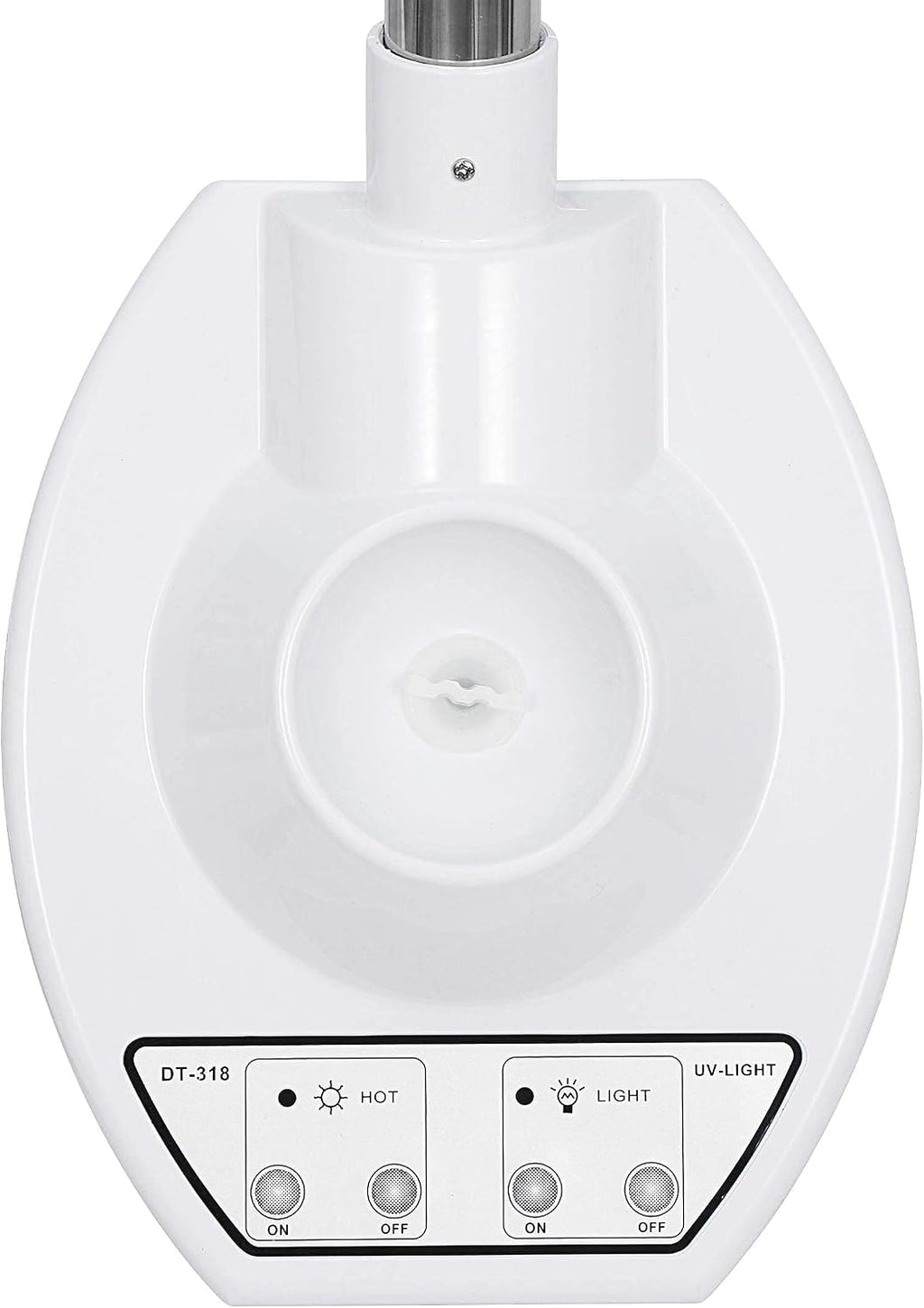2 in 1 Facial Steamer 5X Magnifying Lamp - Hot Ozone Spa Machine, Mist Face Salon Beauty Skin Care Equipment
