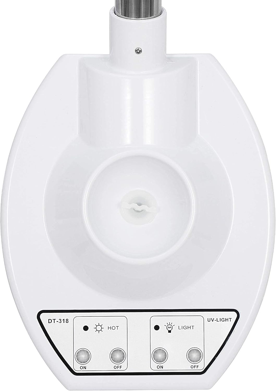 2 in 1 Facial Steamer 5X Magnifying Lamp - Hot Ozone Spa Machine, Mist Face Salon Beauty Skin Care Equipment