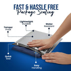 9x12 Poly Mailers 200 Pack, Durable Waterproof Polymailers for Shipping Clothes, Self Seal Mailing Bags for Small