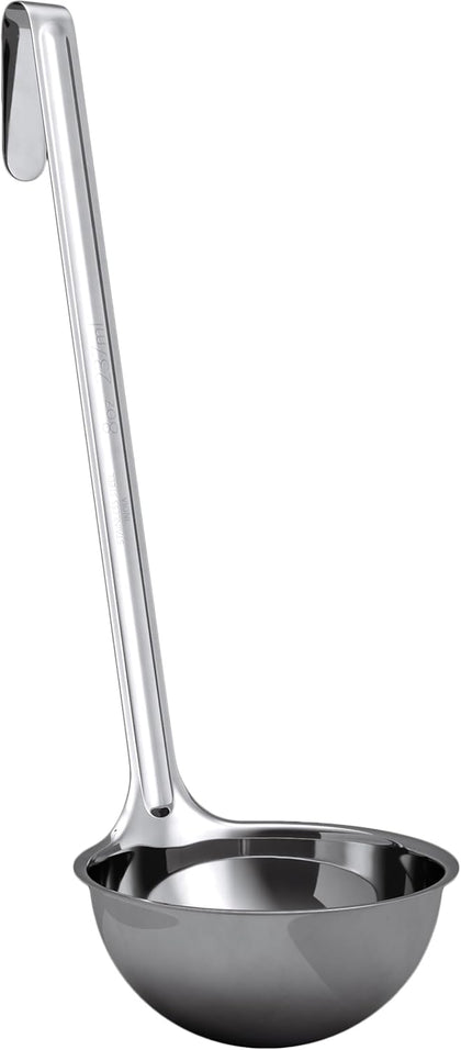 Super Sturdy, Ergonomic 8 Oz. Soup Ladle 1 Pk. Stainless Steel Ladles with Long Handles. Best Kitchen Accessories for