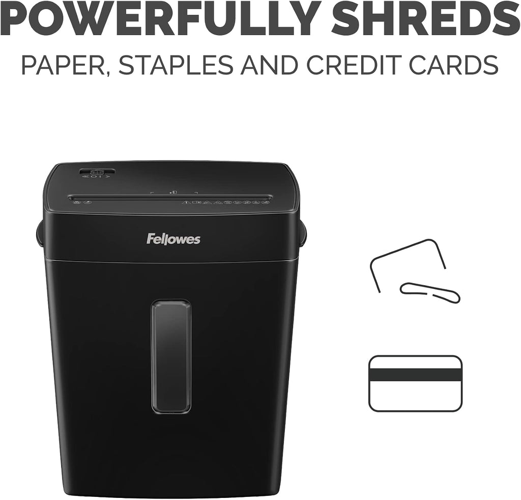 P-40C 8 Sheet Cross-Cut Deskside Paper Shredder for Home Office