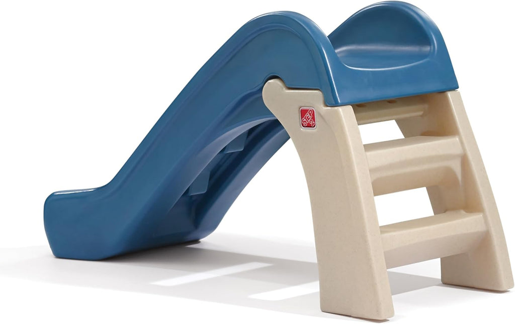 Play & Fold Junior Slide, Kids Indoor/Outdoor Play Slide, Backyard Playground Set, Easy Grip, Wide Ladder, Outside