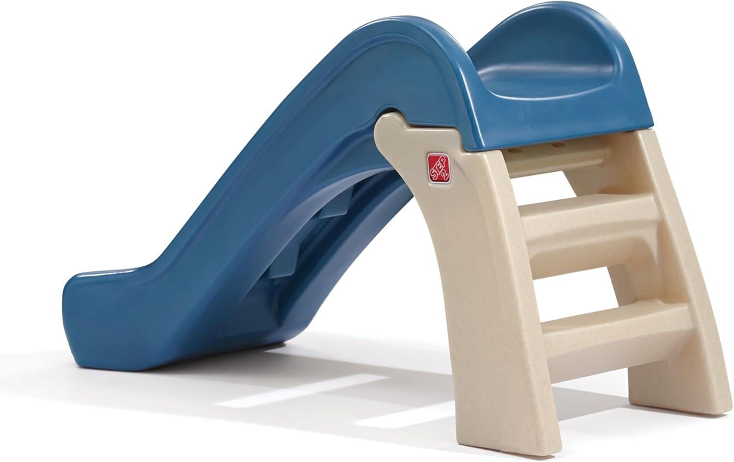 Play & Fold Junior Slide, Kids Indoor/Outdoor Play Slide, Backyard Playground Set, Easy Grip, Wide Ladder, Outside