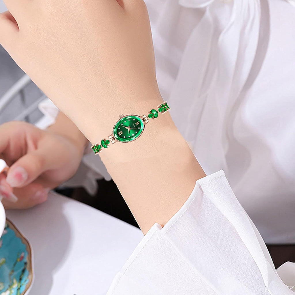 Women's Watch Luxury Petal Casual Bracelet Watch Simulated Quartz Watches for Women