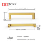 30 Pack 5 Inch Gold Cabinet Handles Gold Kitchen Cabinet Handles