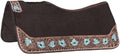 Floral Tooled Felt Saddle Pad