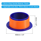 4 Inch Shrink Wrap Handle, 2Pcs Stretch Wrap Dispenser Stretch Film Dispenser Plastic Hand for 76mm Above Core