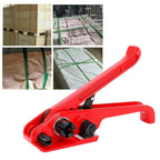 Strapping Tensioner, Heavy Duty PET/PP Poly Pallet Strapping Kit Steel Cutter Manual Banding Tool for 13-19 mm