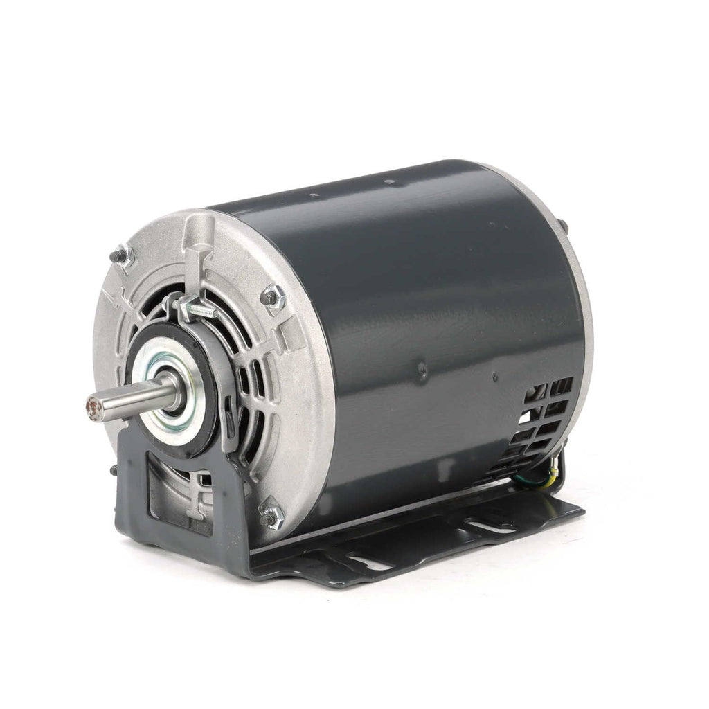 Marathon D143 48Y Frame Open Drip Proof 48S17D2086 Belt Drive Motor, 1/3 hp, 1725 RPM, 115 VAC, 1 Split Phase, 1 Speed, Ball Bearing, Resilient Ring Mount