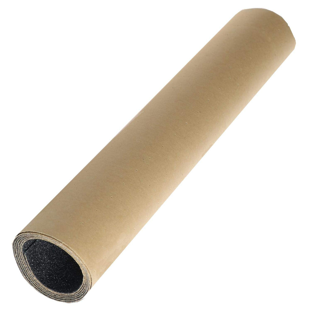 9" x 33" Black Skateboard Grip Tape Sheets 2 Pack (84x23cm) | Bubble Free, Waterproof, Griptape for Scooter Longboard