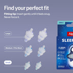 Alpine SleepDeep Reusable Earplugs for Sleeping | Earbuds for Side Sleepers